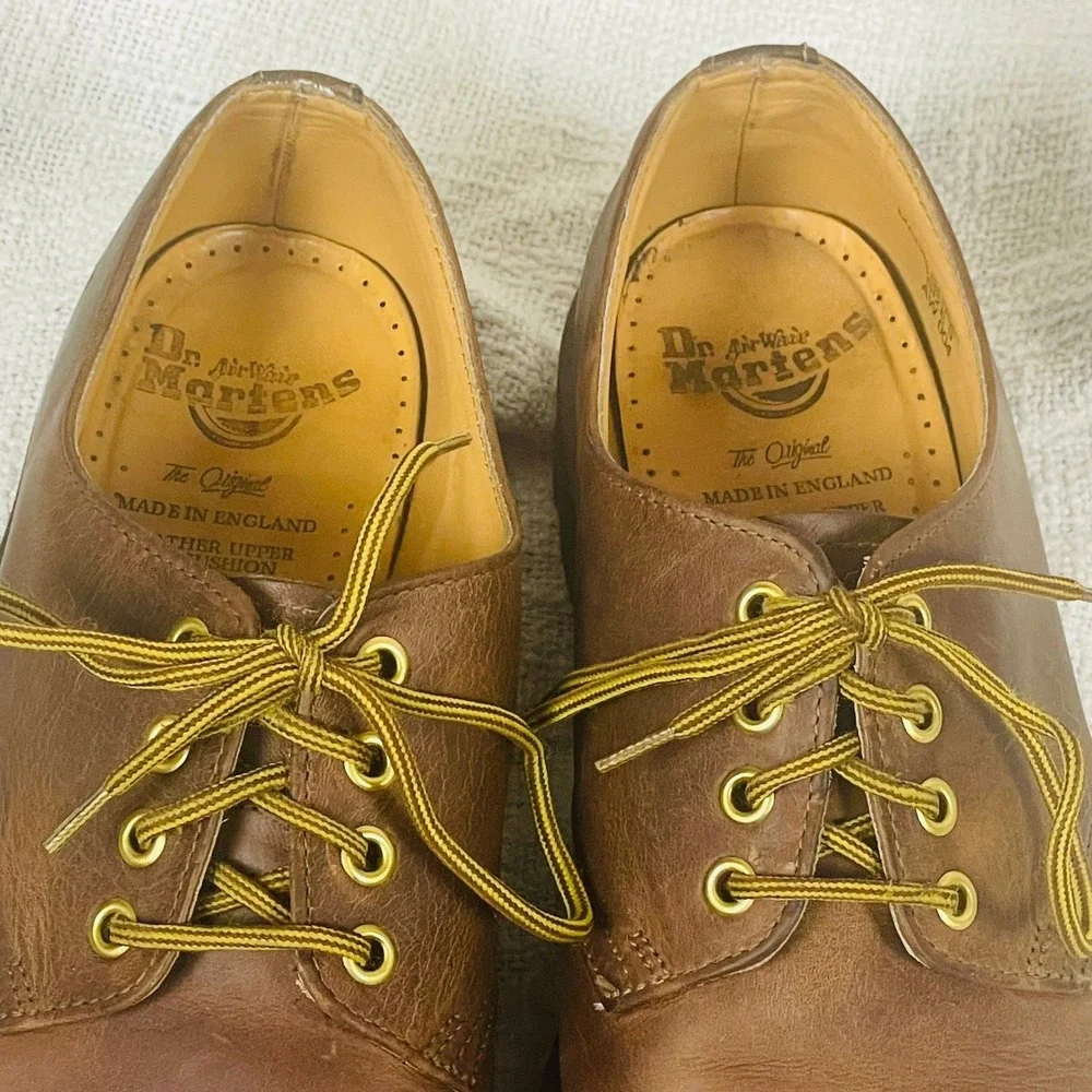 Dr Martens 1561 Mens US 10 UK 9 Brown Crazy Horse Leather Oxford England VTG Y2K